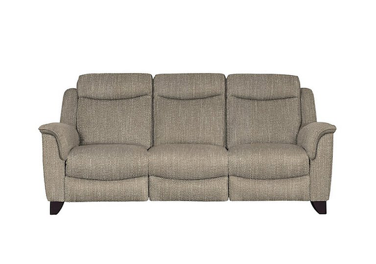 Parker Knoll - Manhattan 3 Seater Fabric Sofa - Natural