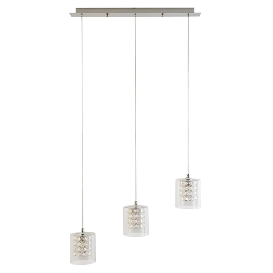 Goldmann 3 - Light Kitchen Island Cylinder Pendant