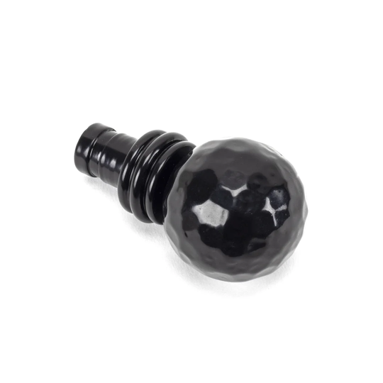 Hammered Ball Curtain Finial