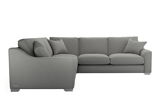 The Lounge Co. - Isobel Large Fabric Corner Sofa - Grey