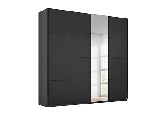 Rauch - Perth Sliding 200cm Wardrobe - Grey
