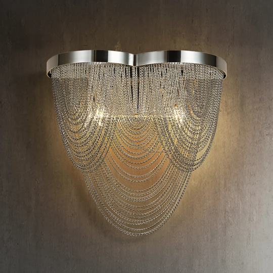 Mulder 2 - Light Chrome Armed Sconce