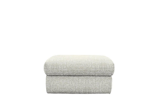 G Plan - Kingsbury Fabric Storage Footstool - Grey