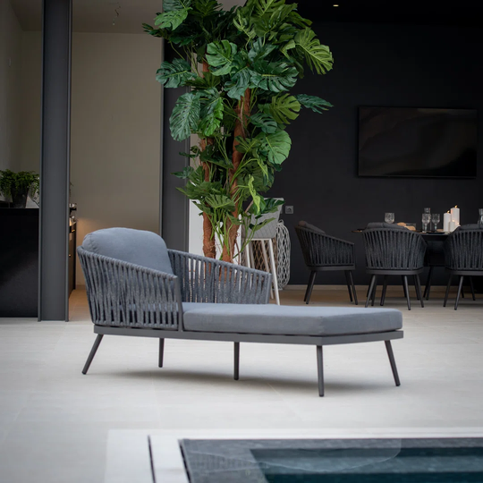 Dumt Pair of Sunloungers with Cushions