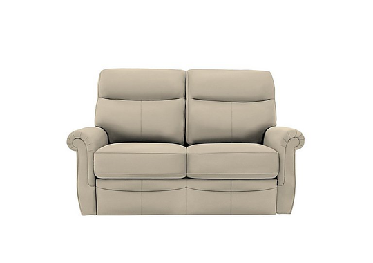 G Plan - Avon 2 Seater Leather Sofa - Beige