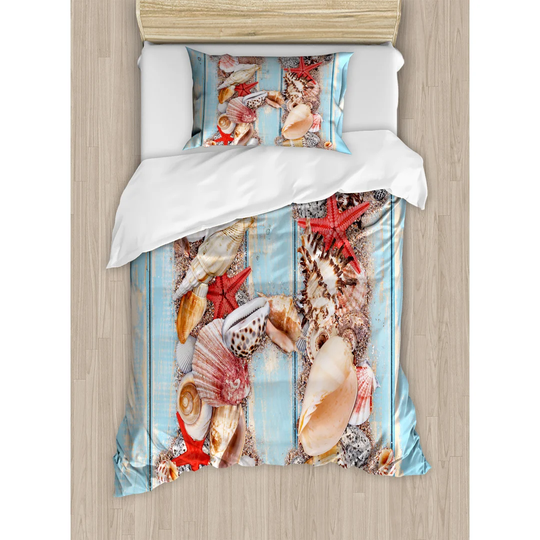 Spann Multicolor 100% Brushed Microfibre Duvet Cover Set