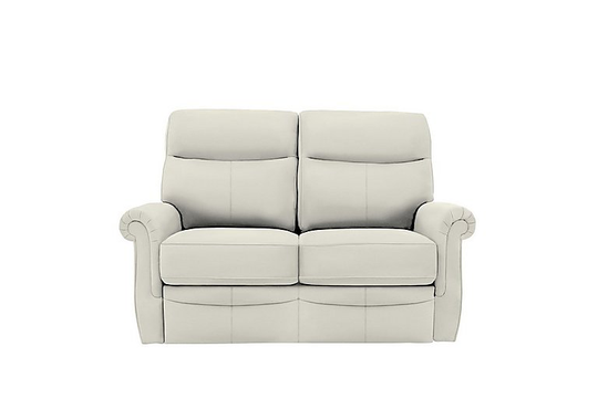G Plan - Avon Small 2 Seater Leather Sofa - Grey