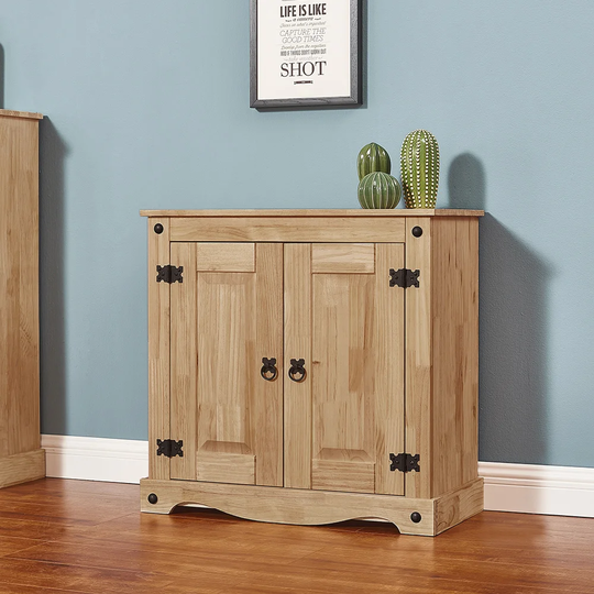 Briella 75Cm Wide Pine Solid Wood Sideboard