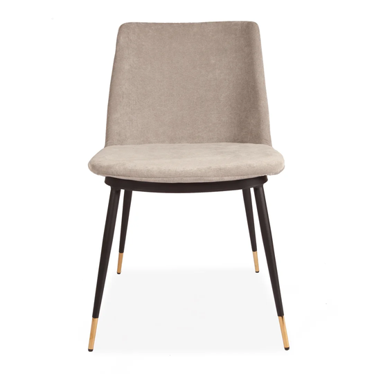 Smokey Grey Fabric Upholstered Messi Dining Chair