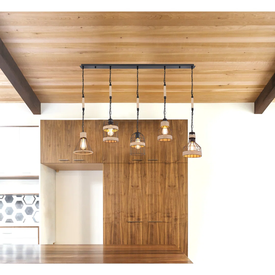 Pinney 5 - Light Kitchen Island Pendant