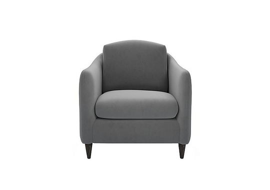 The Lounge Co. - Lorrie George Fabric Armchair - Grey
