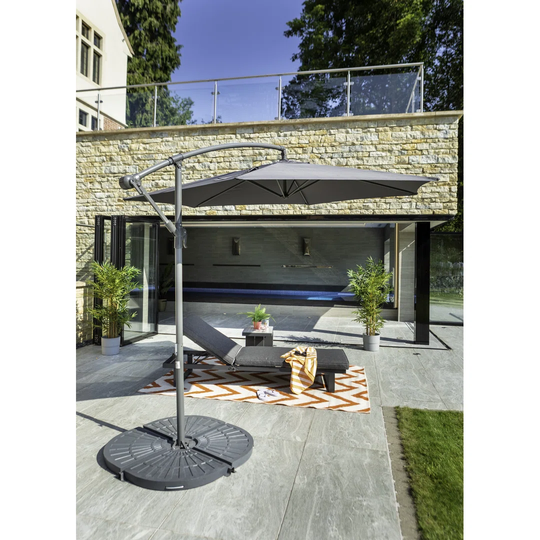 Mediterranean Cantilever Parasol - Dove