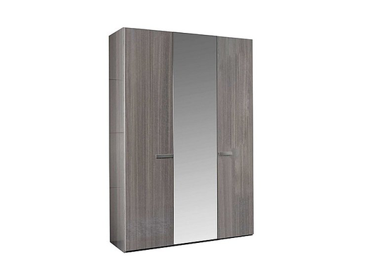ALF - Movado 3 Door Wardrobe with Mirrors - Grey