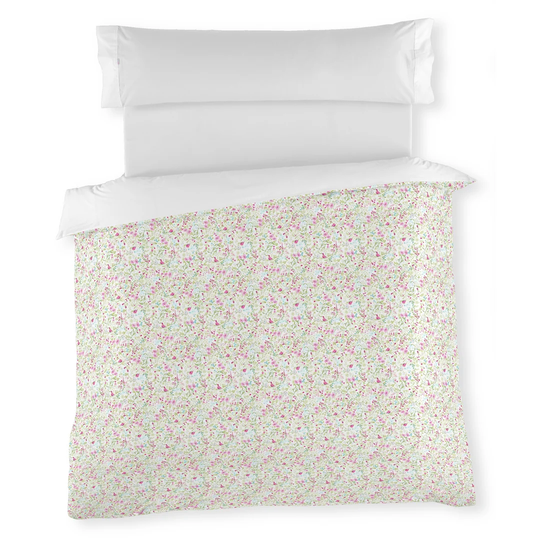 Babeau White 144 TC Duvet Cover Set