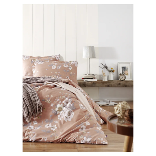 Crampton Peach Duvet Cover Set