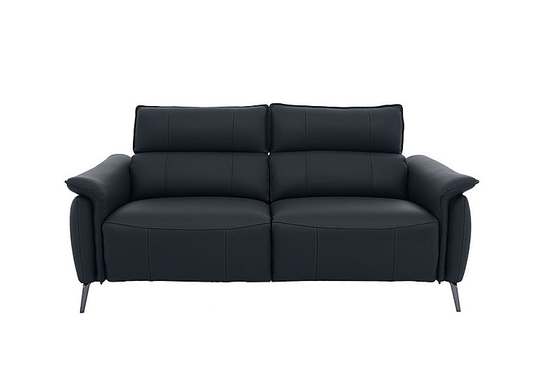 Jude 3 Seater Leather Sofa - Blue