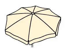 Amari 4m Traditional Parasol
