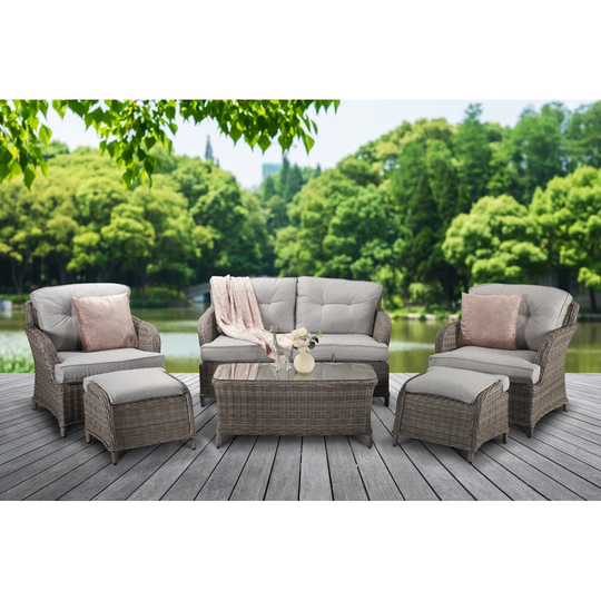 Bernette 4 Seater Rattan Sofa Set
