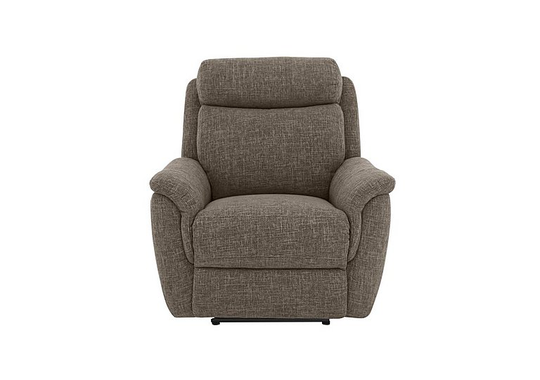 Orlando Fabric Power Recliner Chair with Power Headrests - Green