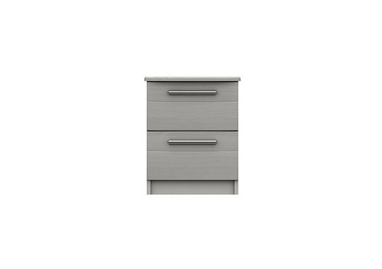 London Bedrooms - Victoria 2 Drawer Bedside Cabinet
