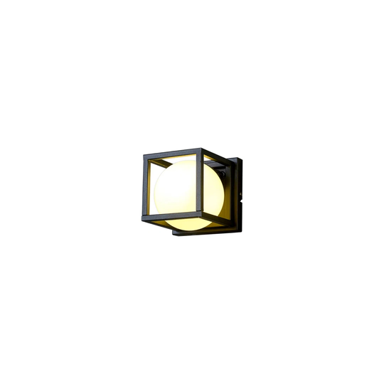 Desigual Small Wall Lamp, 1 Light G9, Matt Black