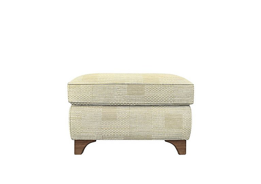 G Plan - Lucca Fabric Storage Footstool - Natural