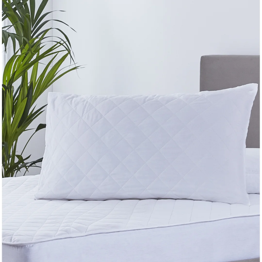 Martex Health and Wellness Microfresh Quilted 100% Cotton Envelope Pillow Protector