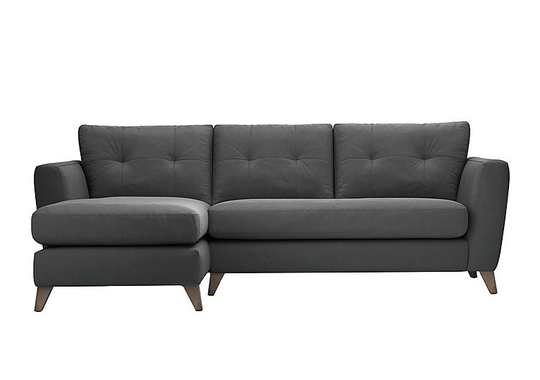 The Lounge Co. - Hermione Fabric Corner Sofa with Chaise End
