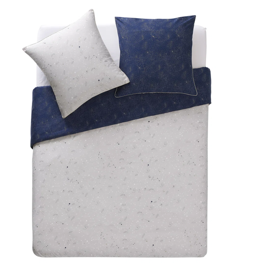 Eide Navy/Grey 200 TC Duvet Cover Set