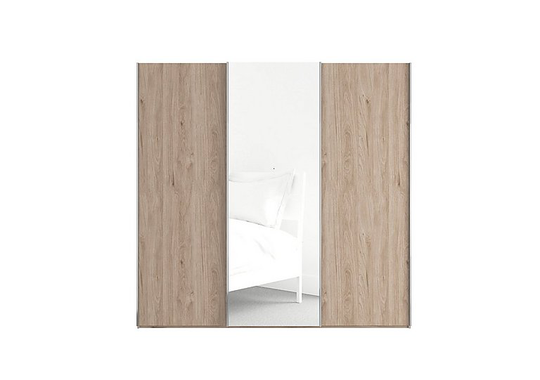 Wiemann - Oxford 3 Door Sliding 225 cm Wardrobe with Mirror