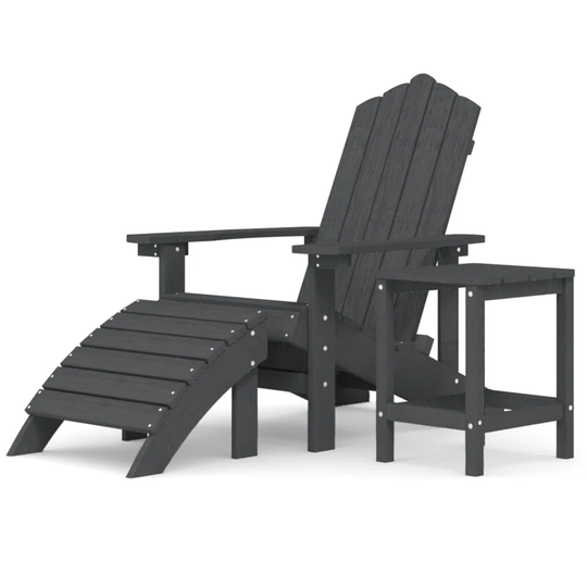 LosPalmos House of Hampton Garden Adirondack Chair With Table