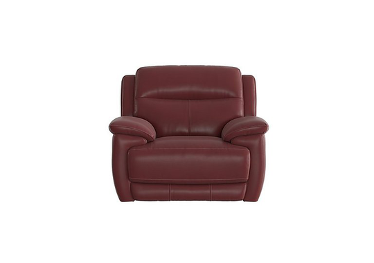 Touch Leather Armchair - Red- World of Leather