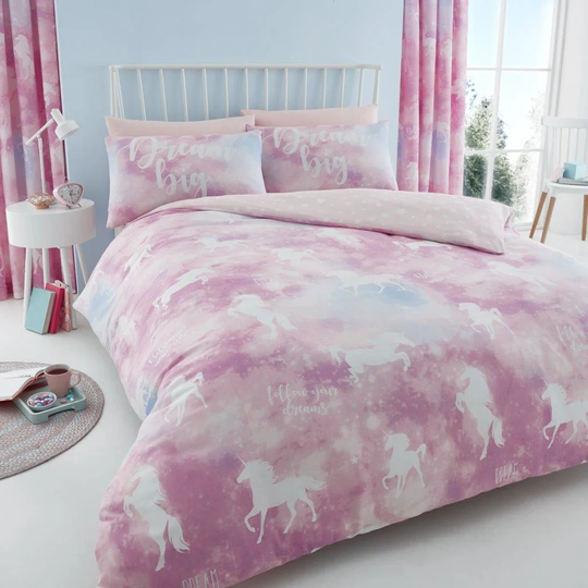 Tabor Pink 144 TC Duvet Cover Set