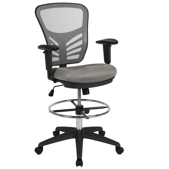 Mid-Back Mesh Draughtsman Chair