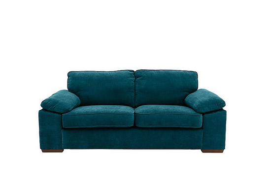Home 2 Seater Fabric Sofa - Teal