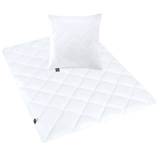 3 Piece Box-Stitch Duvet and Pillow Set