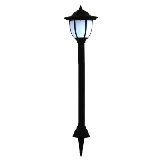 Aarabella Black Low Voltage Solar Powered Integrated LED Pathway Light Pack