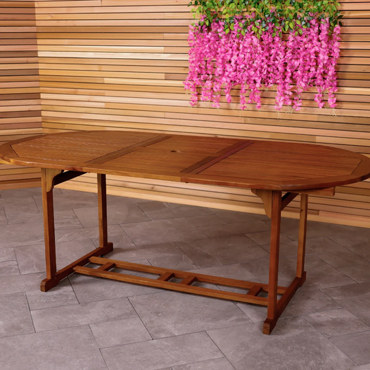 Anja Extendable Wooden Dining Table