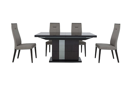 ALF - Avellino Extending Dining Table and 4 Dining Chairs - 210-cm