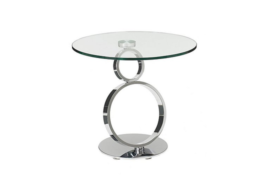 Rings Lamp Table - Silver