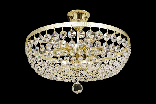6 Light Semi-Flush Ceiling Light