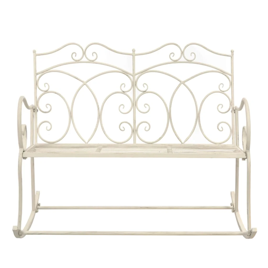 Coova Wrought Iron Park Bench