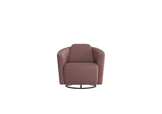 Nicoletti - Ketty Leather Swivel Chair - Pink