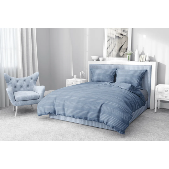 Liberty Dark Blue Duvet Cover Set