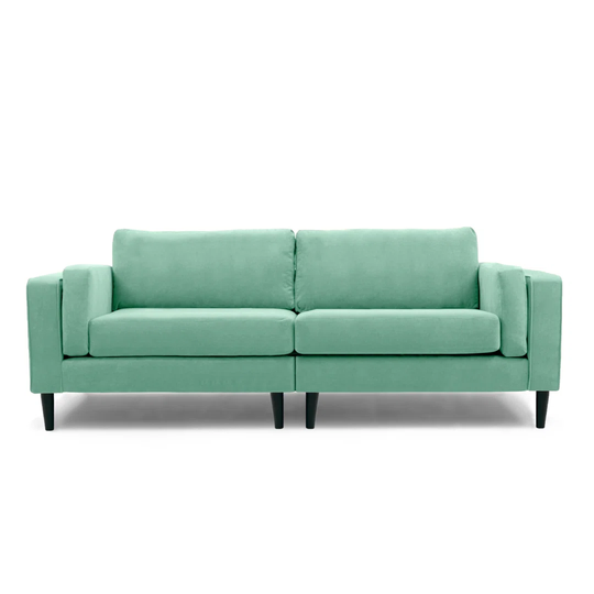 Deavian 240Cm Velvet Recessed Arm Sofa