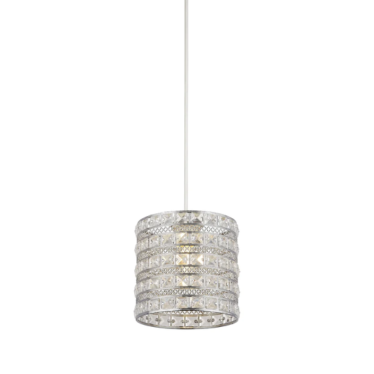 Creline 1 - Light Crystal Drum Pendant