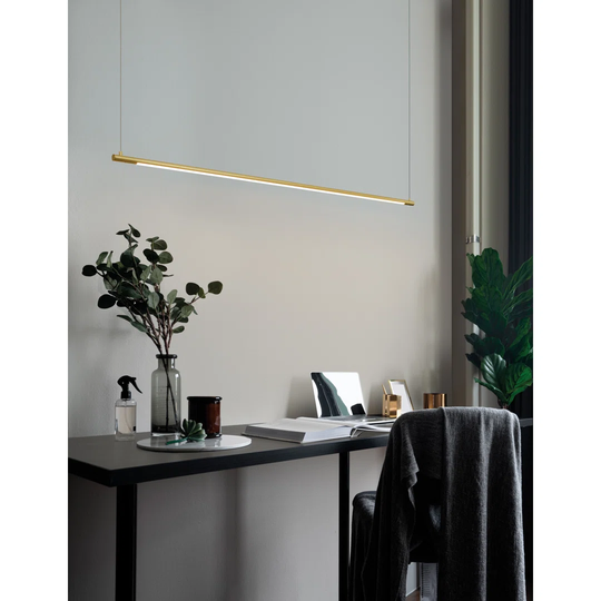 Budd 1 - Light Kitchen Island Rectangle LED Pendant