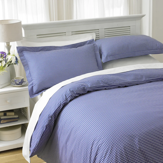 Check Duvet Cover