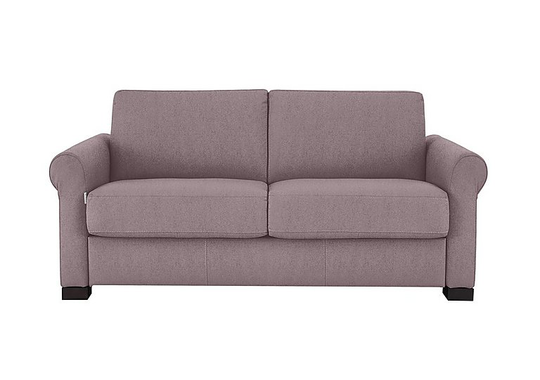 Nicoletti - Alcova 2 Seater Fabric Sofa with Scroll Arms - Pink