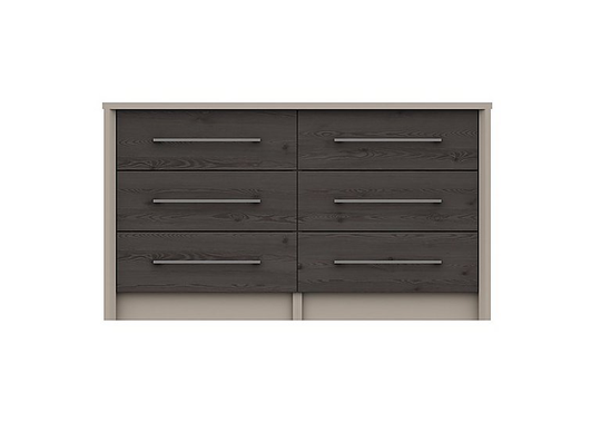 London Bedrooms - Paddington 6 Drawer Wide Chest - Black